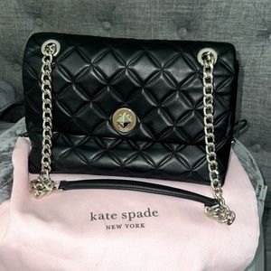 Kate spade ♠️  Natalia Medium crossbody / shoulder bag Black leather